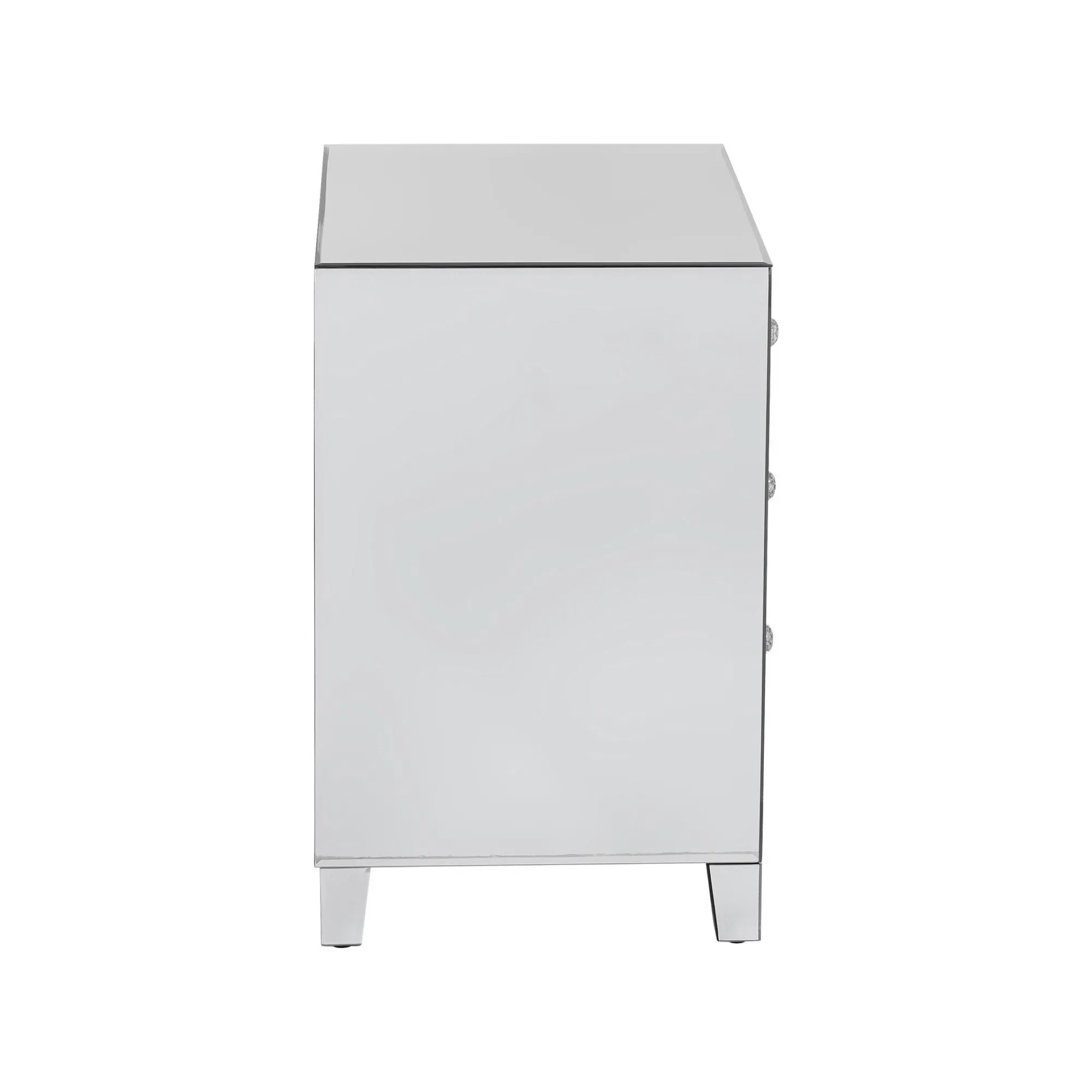 KARE Design Chevet Luxury 3 Tiroirs Argent ^ Table D'Appoint & De Chevet