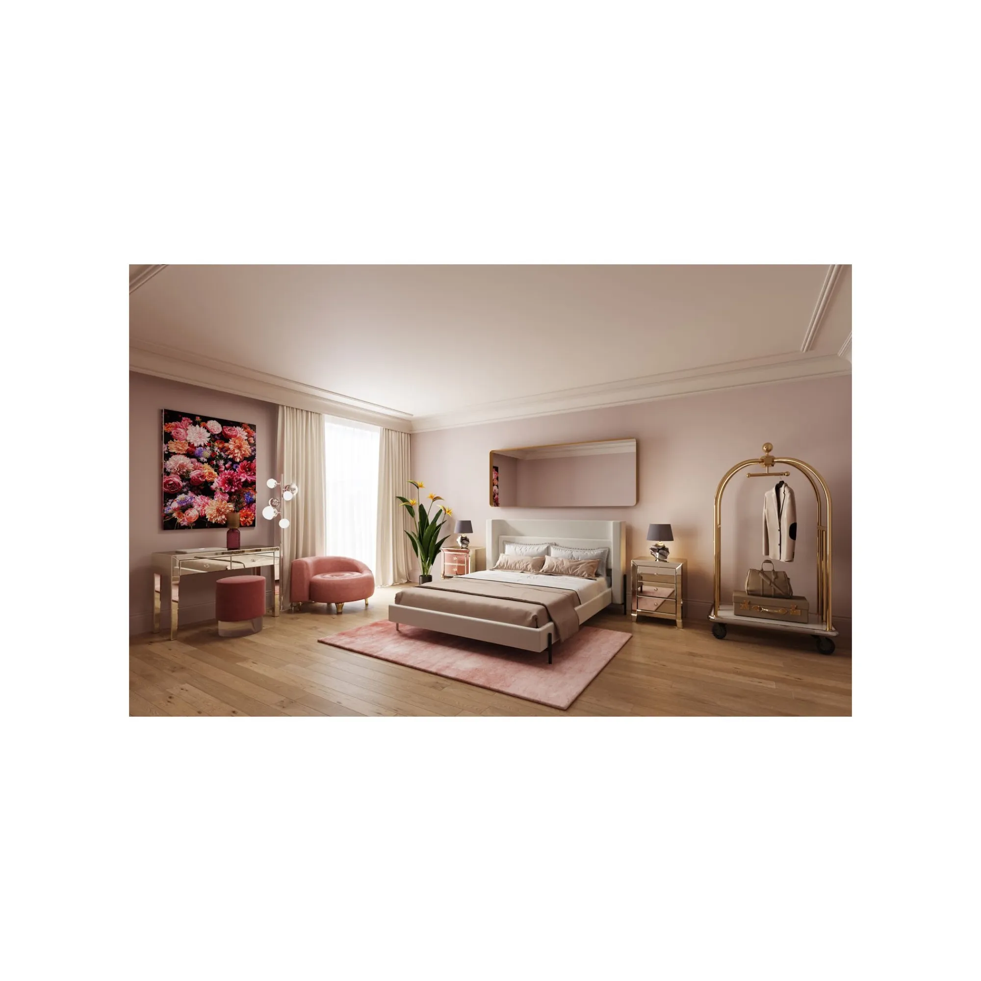 KARE Design Chevet Luxury 3 Tiroirs Argent ^ Table D'Appoint & De Chevet