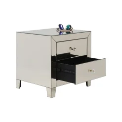 KARE Design Chevet Luxury 2 Tiroirs Champagne ^ Table D'Appoint & De Chevet