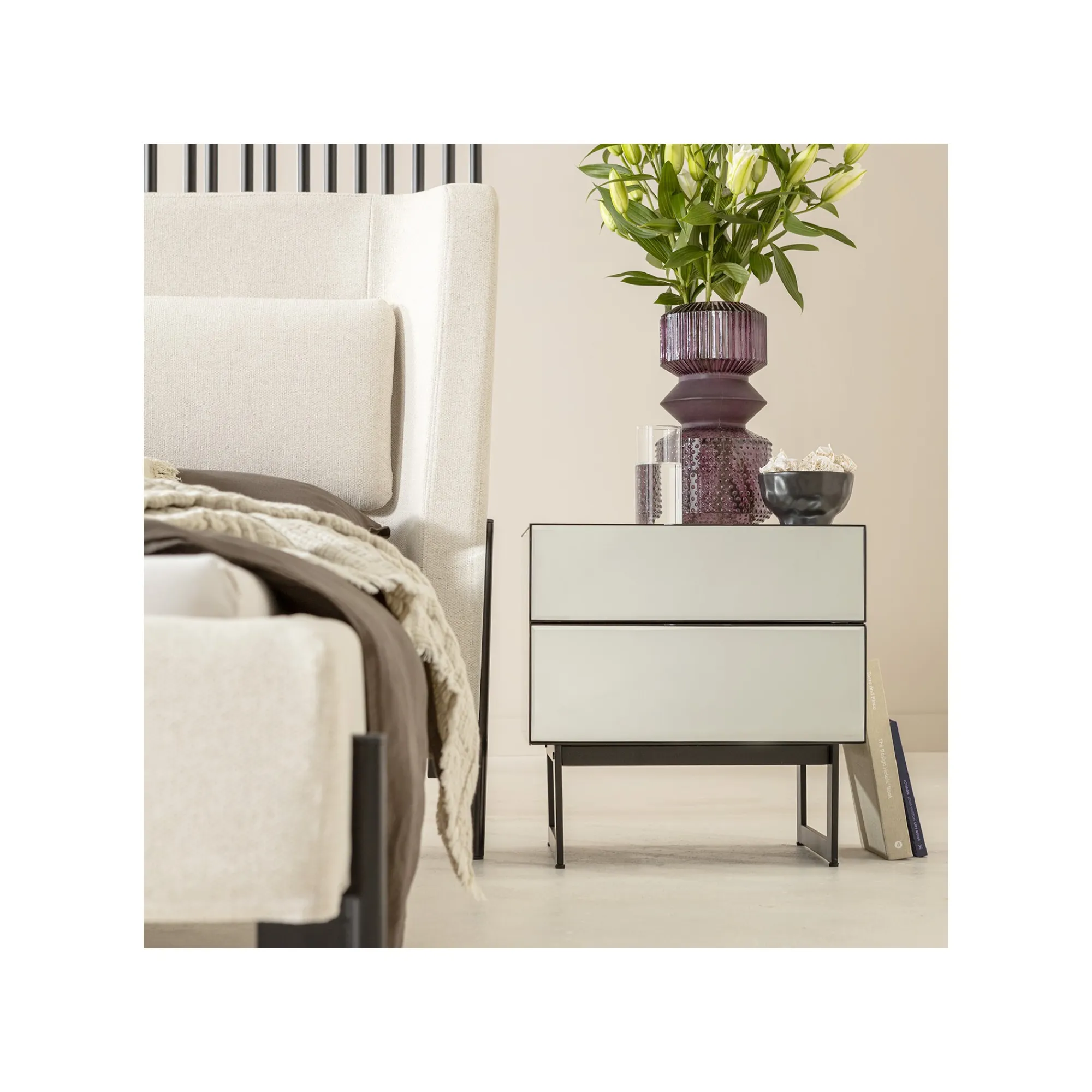KARE Design Chevet Soran Noir ^ Table D'Appoint & De Chevet