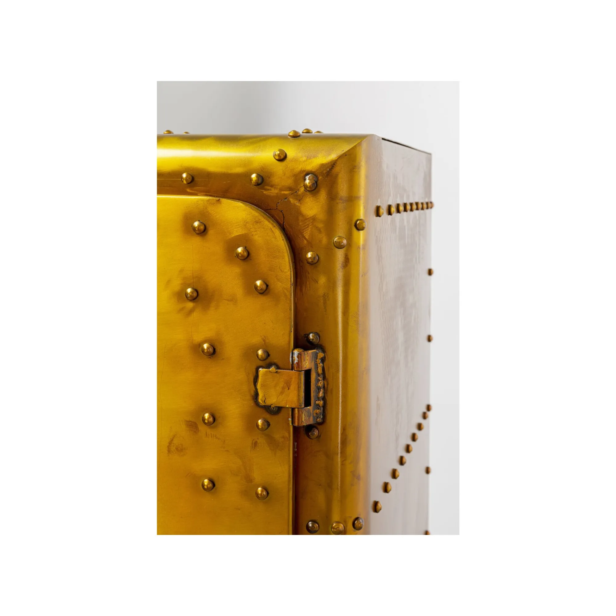 KARE Design Coffre Locker Doré ^ Coffre & Malle