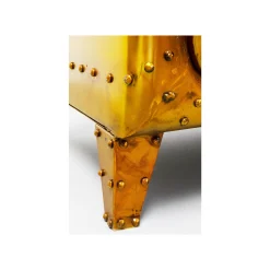 KARE Design Coffre Locker Doré ^ Coffre & Malle