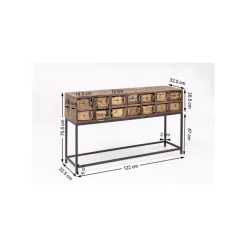 KARE Design Console Bastidon 125x33cm ^ Console
