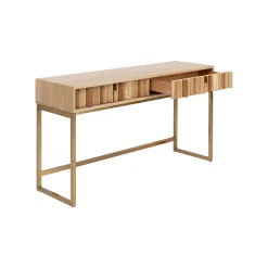KARE Design Console Concertina Nature 136x40cm ^ Console
