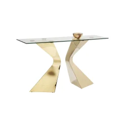 KARE Design Console Gloria 140x45cm Dorée ^ Console