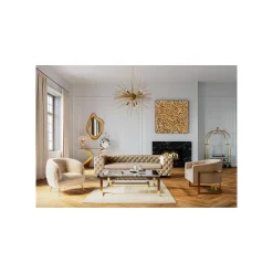 KARE Design Console Gloria 140x45cm Dorée ^ Console