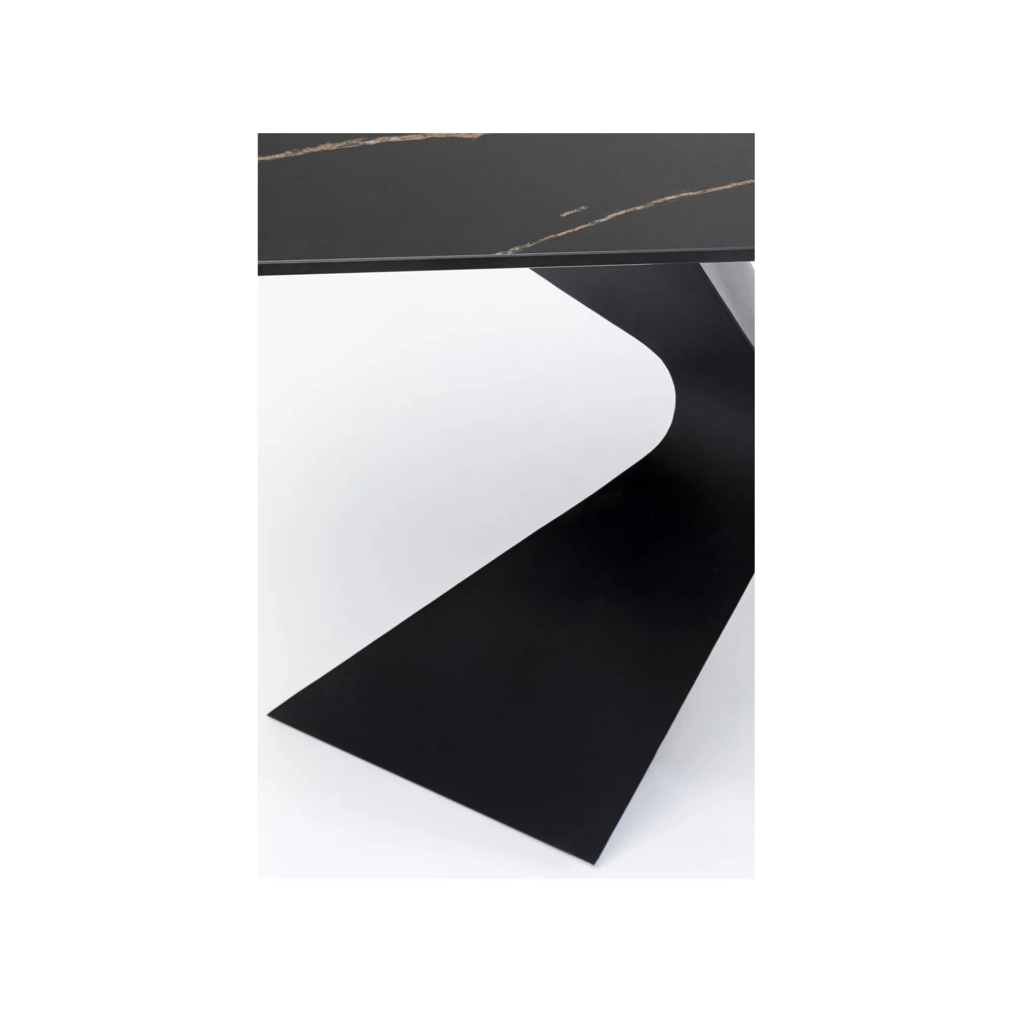KARE Design Console Gloria 140x45cm Grès Noir ^ Console