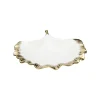 KARE Design Coupe Feuille De Ginkgo Bordure Dorée ^ Vaisselle