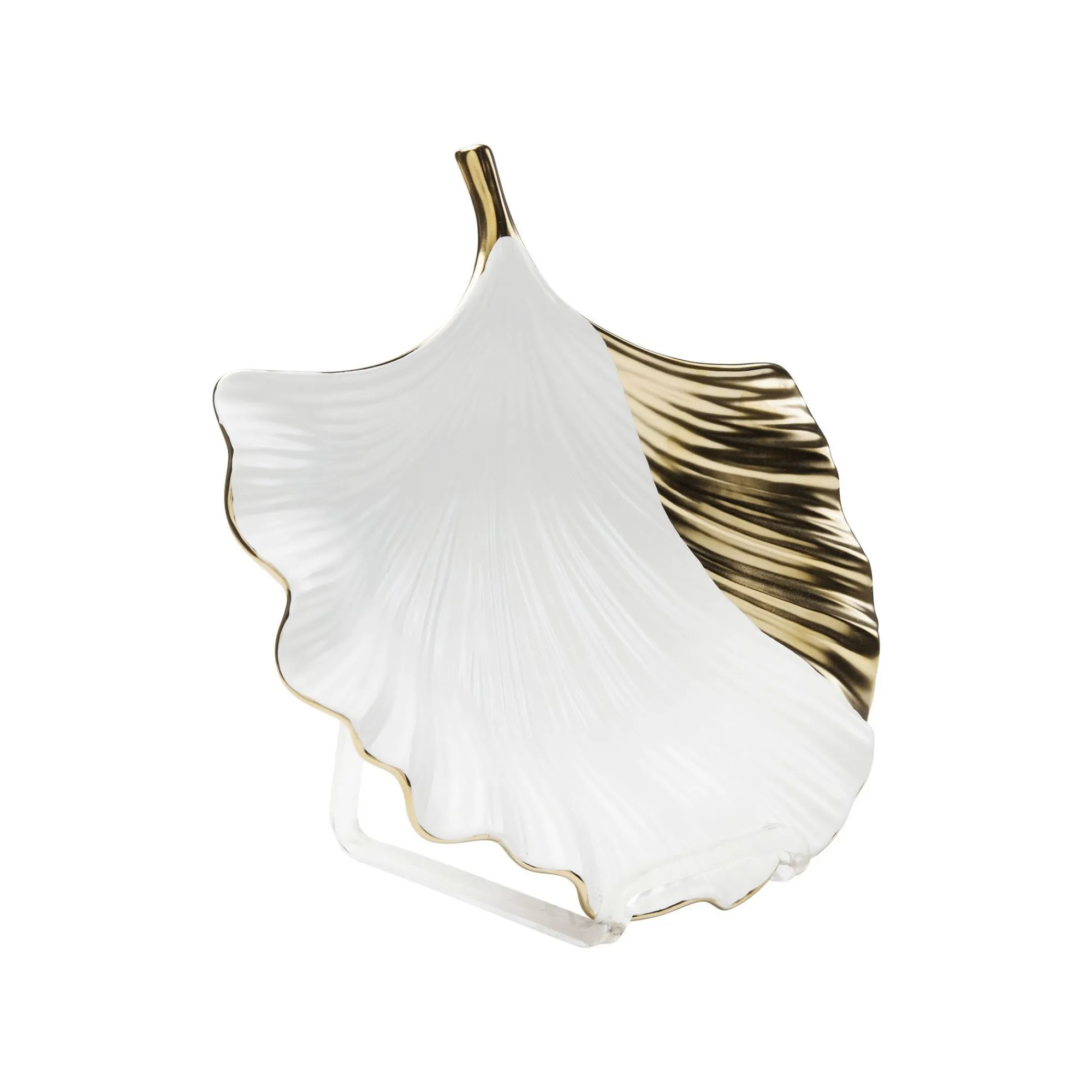 KARE Design Coupe Feuille De Ginkgo Côté Doré ^ Vaisselle