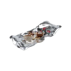 KARE Design Coupe Jade Argentée 48x22cm ^ Vaisselle