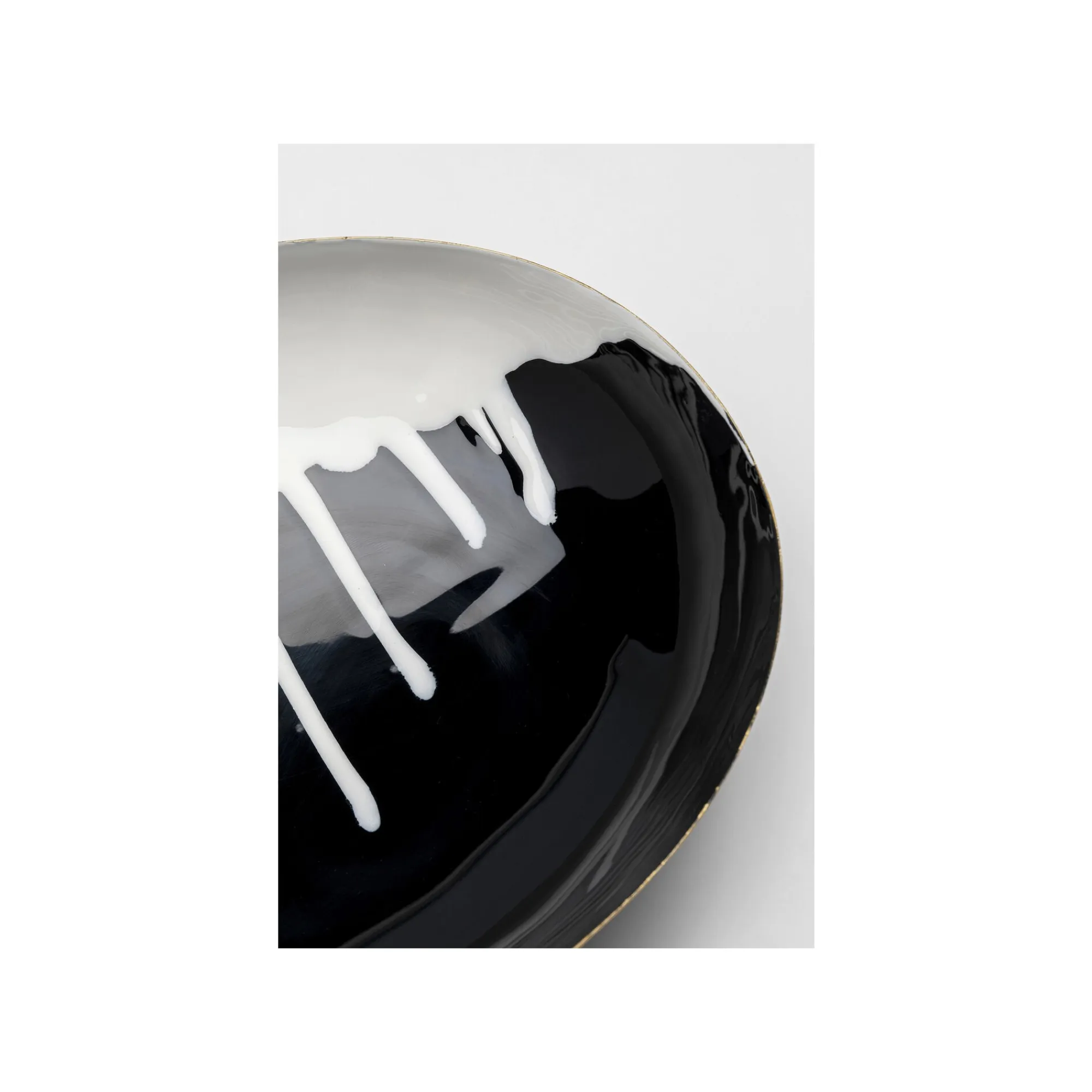 KARE Design Coupe Macchie Noire Et Blanche ^ Vaisselle