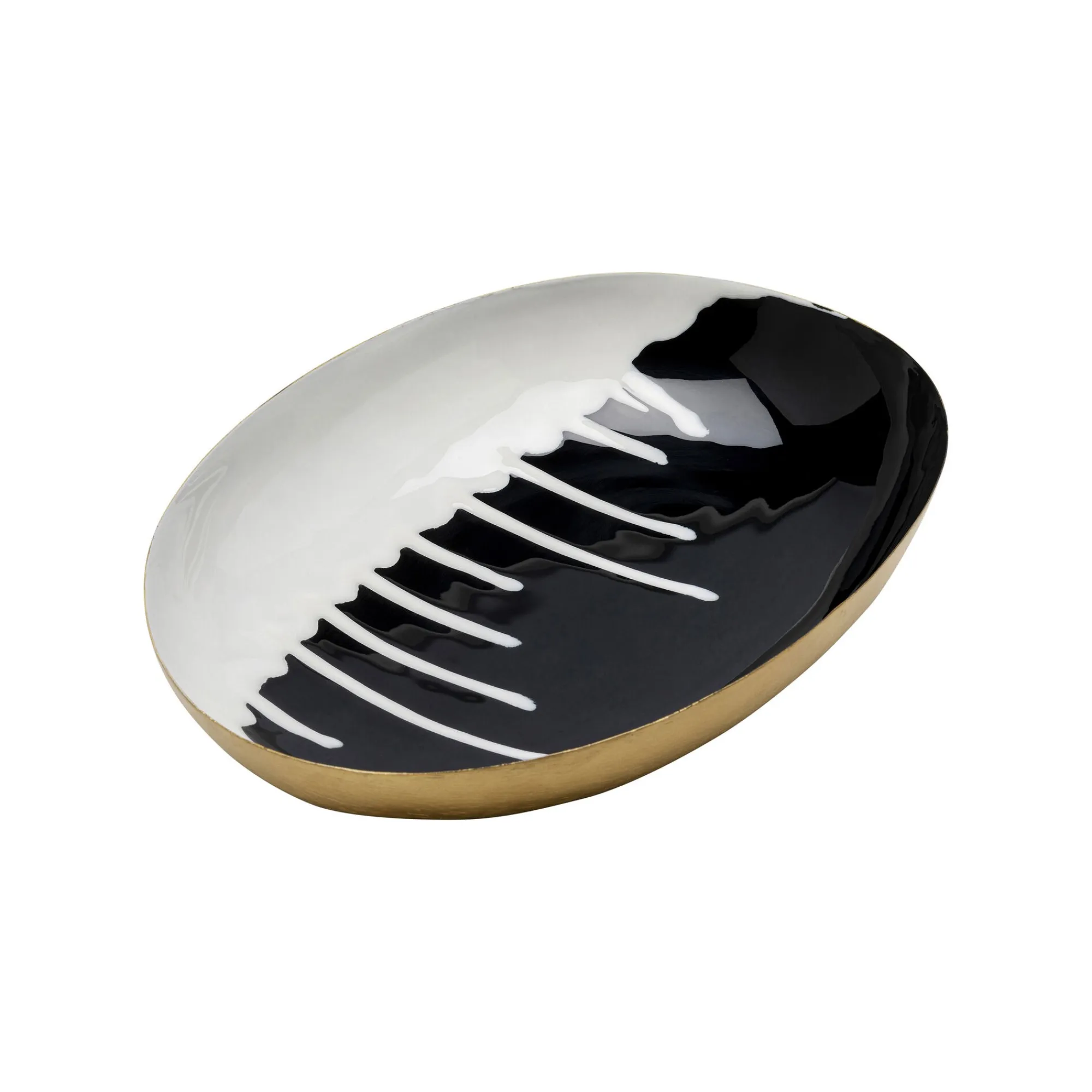 KARE Design Coupe Macchie Noire Et Blanche ^ Vaisselle
