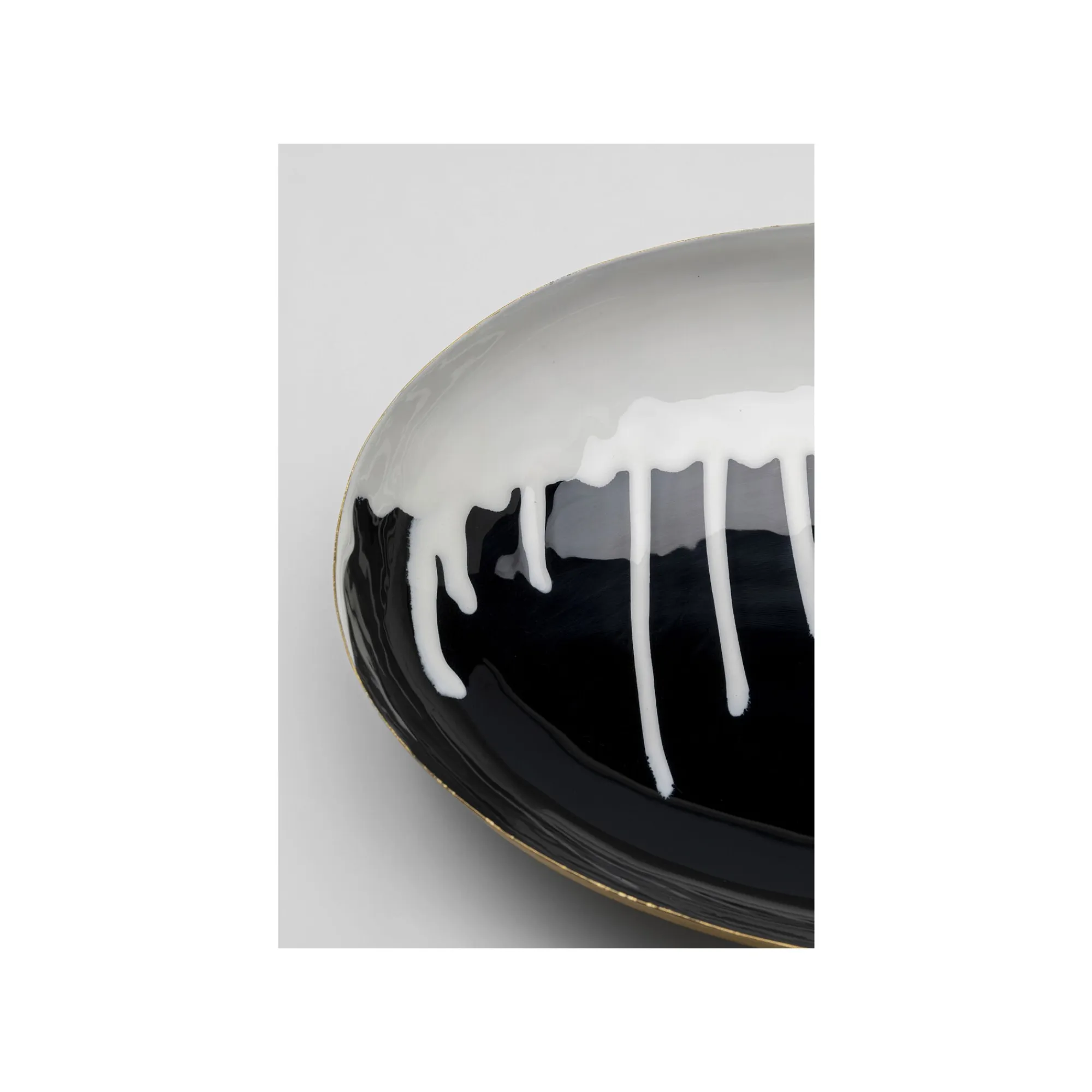 KARE Design Coupe Macchie Noire Et Blanche ^ Vaisselle