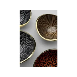 KARE Design Coupes Samba Crackle Set De 4 ^ Vaisselle