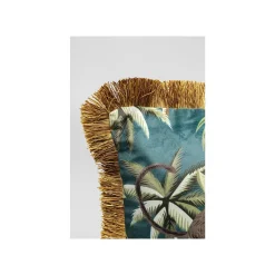 KARE Design Coussin à Franges Jungle Singes ^ Coussin & Plaid