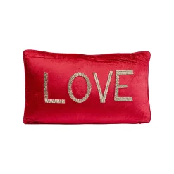 KARE Design Coussin Beads Love Rouge ^ Coussin & Plaid