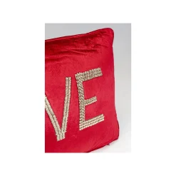 KARE Design Coussin Beads Love Rouge ^ Coussin & Plaid