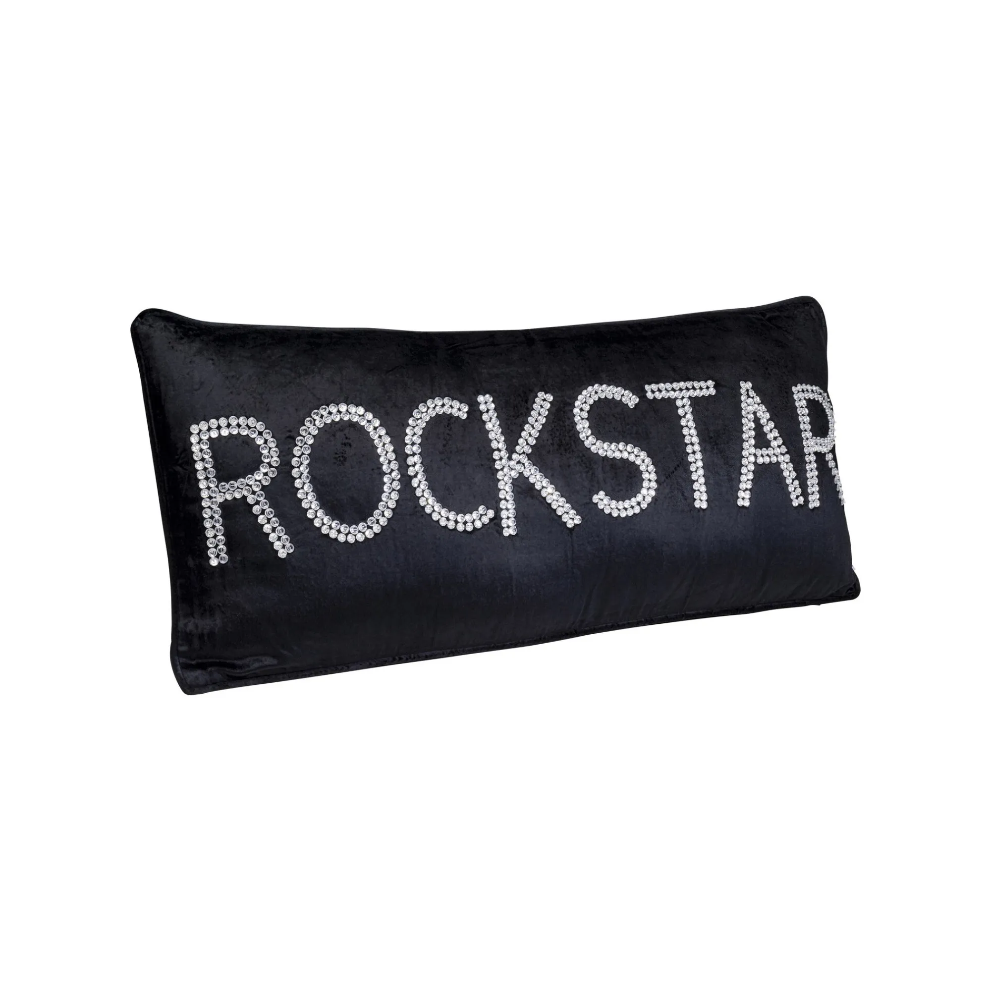 KARE Design Coussin Beads Rockstar Noir ^ Coussin & Plaid