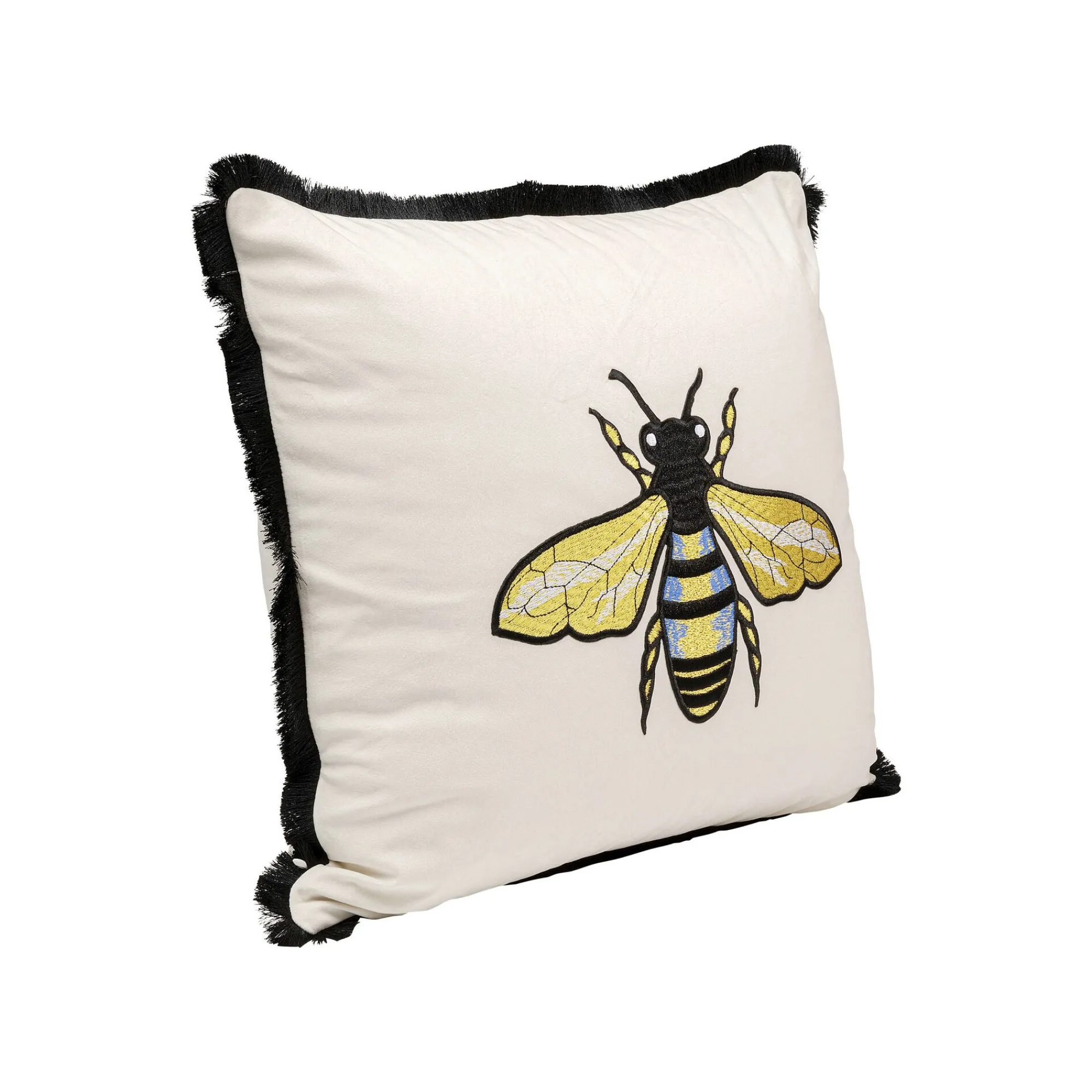 KARE Design Coussin Blanc Abeille ^ Coussin & Plaid