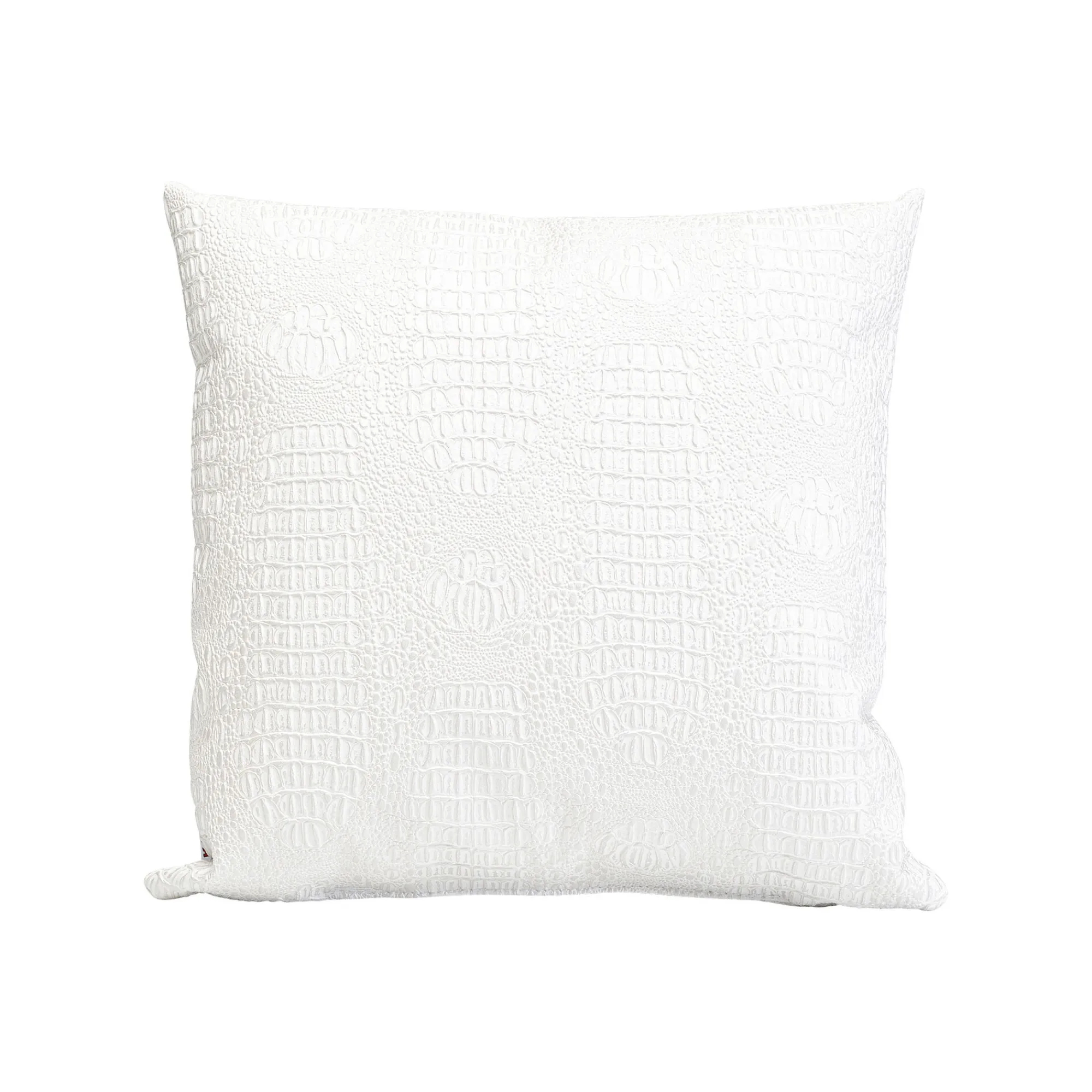 KARE Design Coussin Croco Blanc ^ Coussin & Plaid
