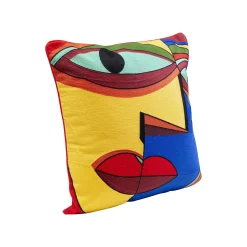 KARE Design Coussin Faccia Arte Droite ^ Coussin & Plaid