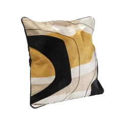 KARE Design Coussin Fields Jaune 50x50cm ^ Coussin & Plaid