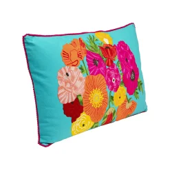KARE Design Coussin Fiorista Bleu ^ Coussin & Plaid