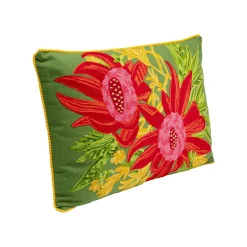 KARE Design Coussin Fiorista Vert ^ Coussin & Plaid
