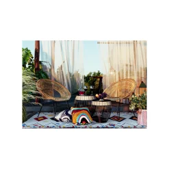 KARE Design Coussin Lava Gris ^ Coussin & Plaid