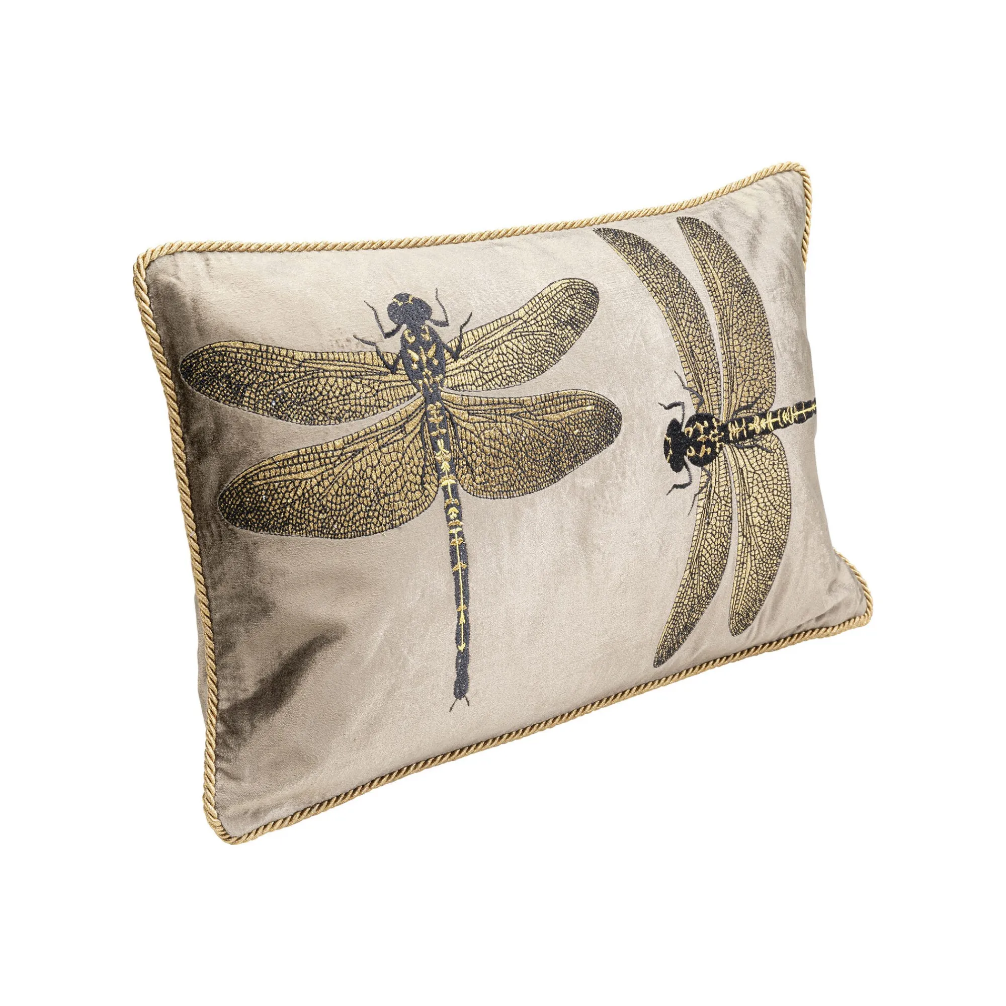KARE Design Coussin Libellules 50x30cm Marron ^ Coussin & Plaid
