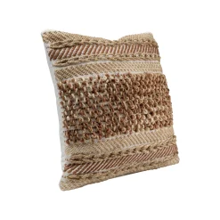KARE Design Coussin Loop Melange Marron ^ Coussin & Plaid