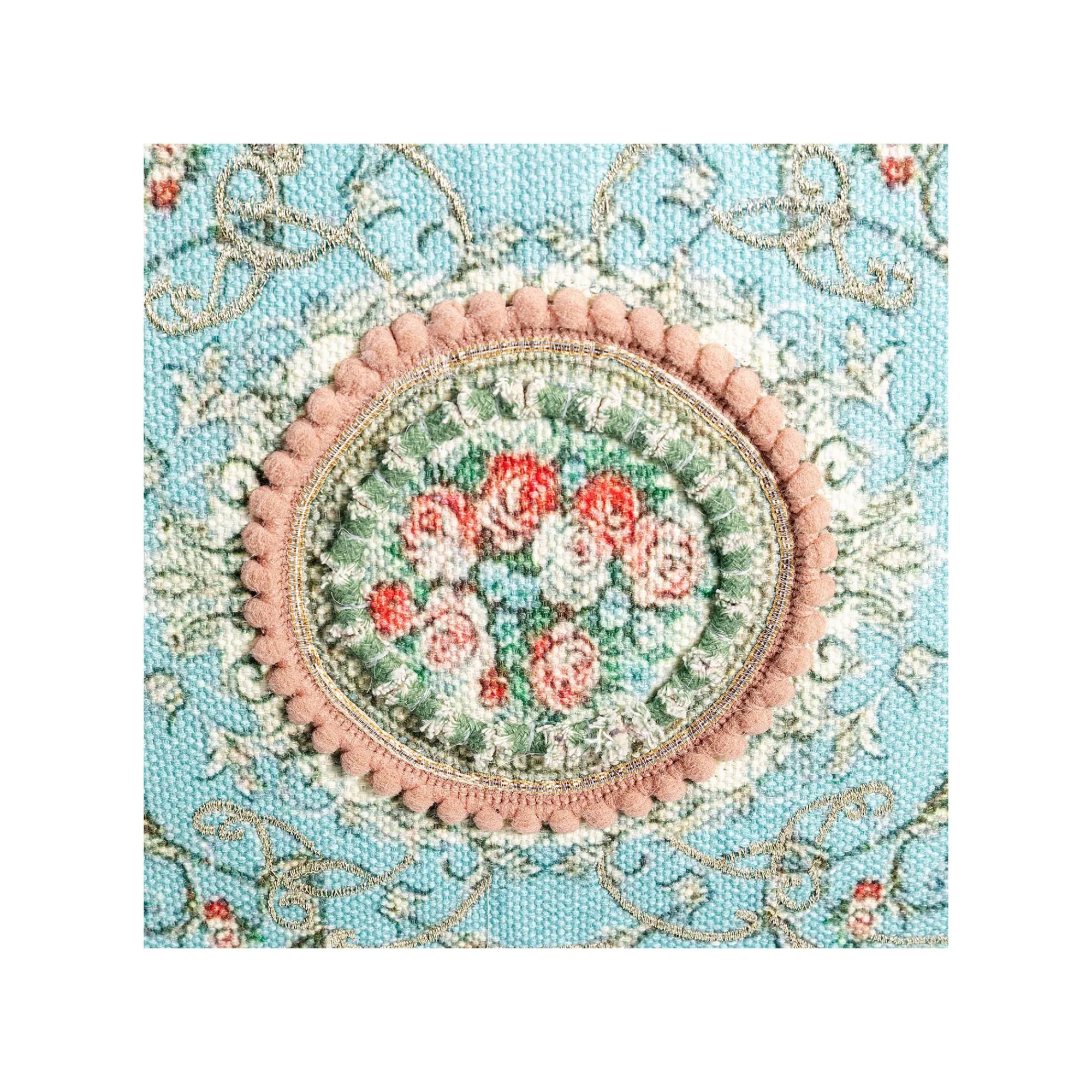 KARE Design Coussin Orient Bleu ^ Coussin & Plaid