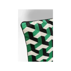KARE Design Coussin Scale Vert ^ Coussin & Plaid