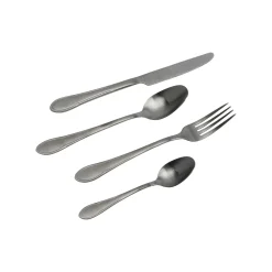 KARE Design Couverts Cucina 16 Pièces Noirs ^ Vaisselle