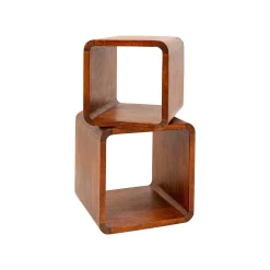 KARE Design Cubes Authentico Set De 2 ^ Table D'Appoint & De Chevet