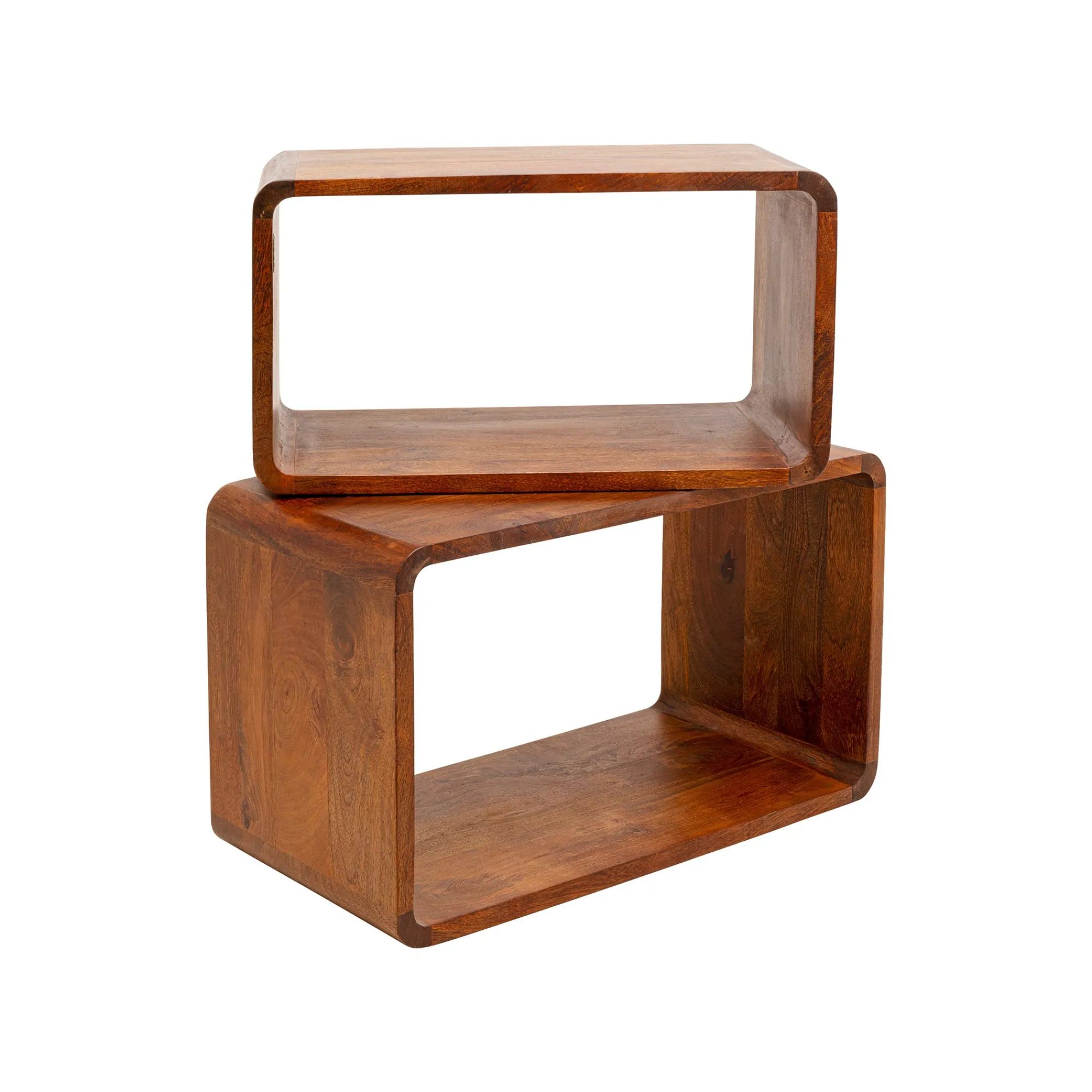 KARE Design Cubes Rectangulaires Authentico Set De 2 ^ Table D'Appoint & De Chevet