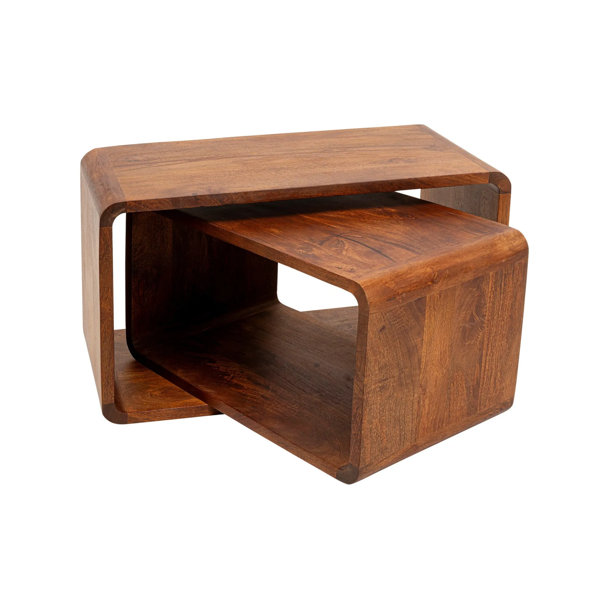 KARE Design Cubes Rectangulaires Authentico Set De 2 ^ Table D'Appoint & De Chevet