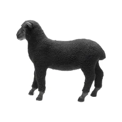 KARE Design Déco Agneau Noir 37cm ^ Déco