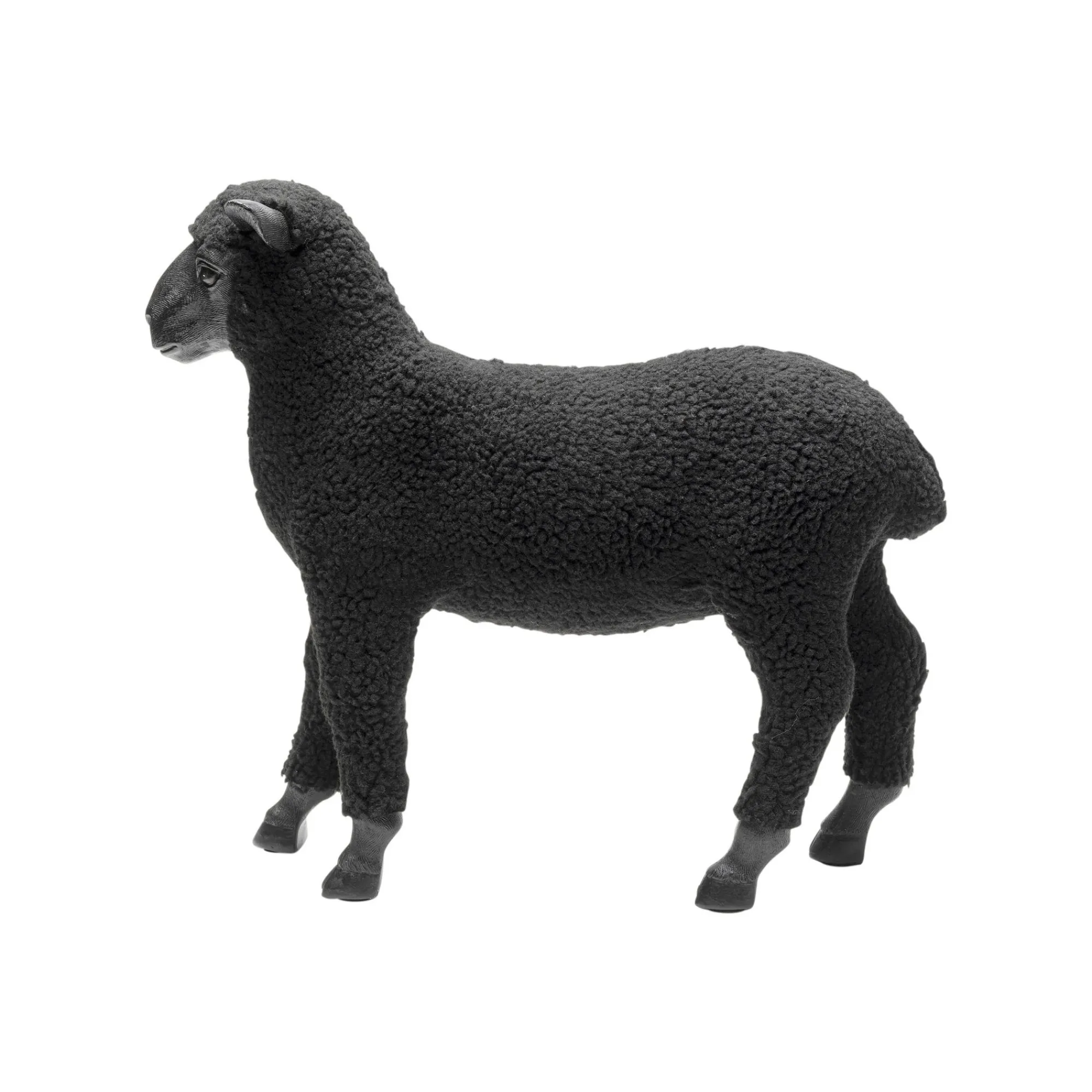 KARE Design Déco Agneau Noir 37cm ^ Déco