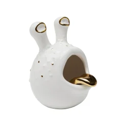 KARE Design Déco Animal Limace Blanche Et Dorée ^ Déco