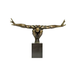 KARE Design Déco Athlet 75cm Bronze ^ Déco