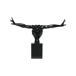 KARE Design Déco Athlet 75cm Noir ^ Déco