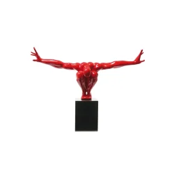 KARE Design Déco Athlet 75cm Rouge ^ Déco