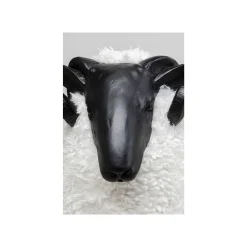 KARE Design Déco Bélier Blanc 78cm ^ Déco