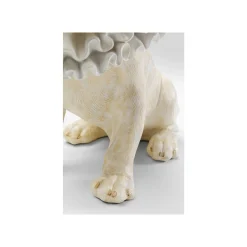 KARE Design Déco Bouledogue Blanc Roi ^ Déco