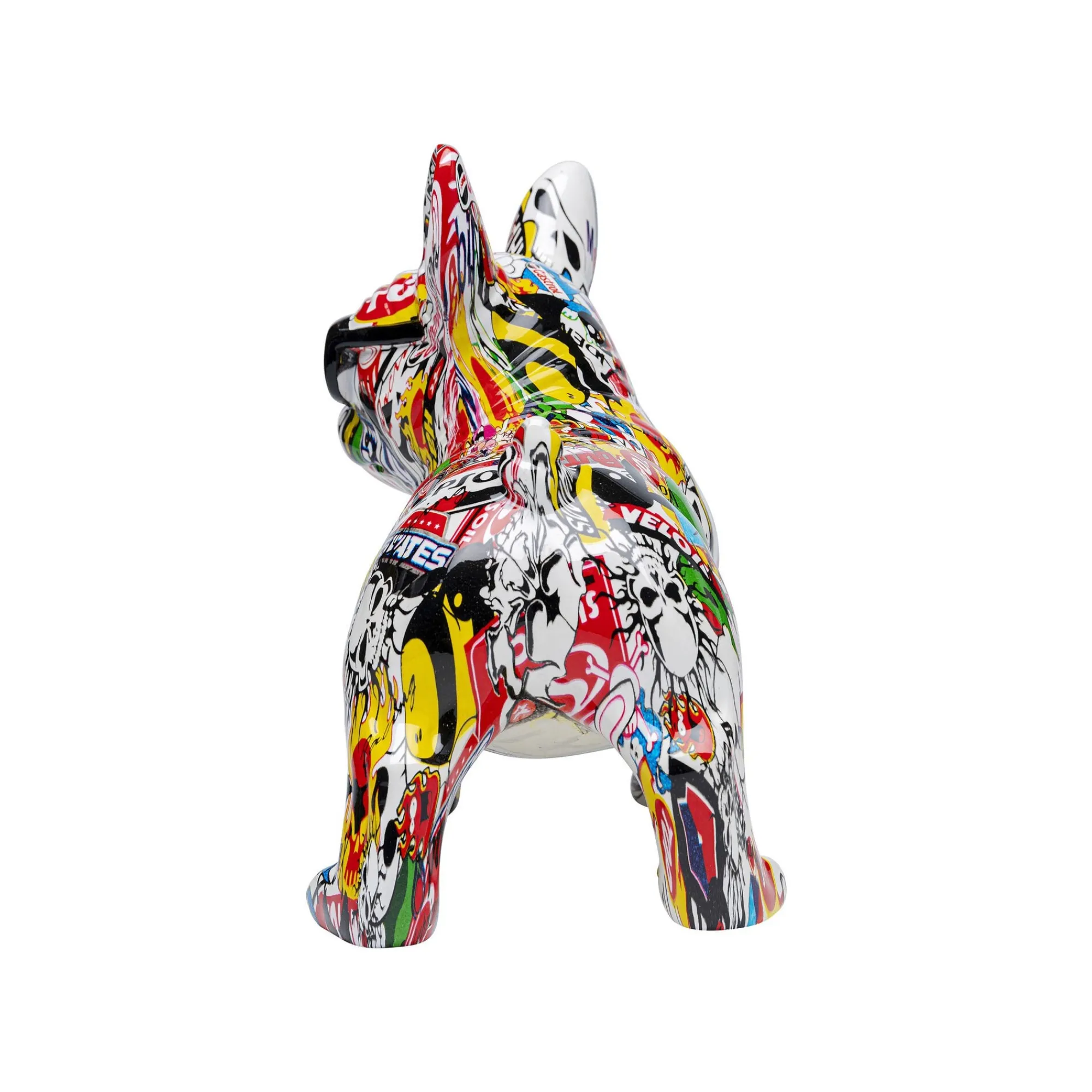 KARE Design Déco Bouledogue Graffiti Lunettes ^ Déco