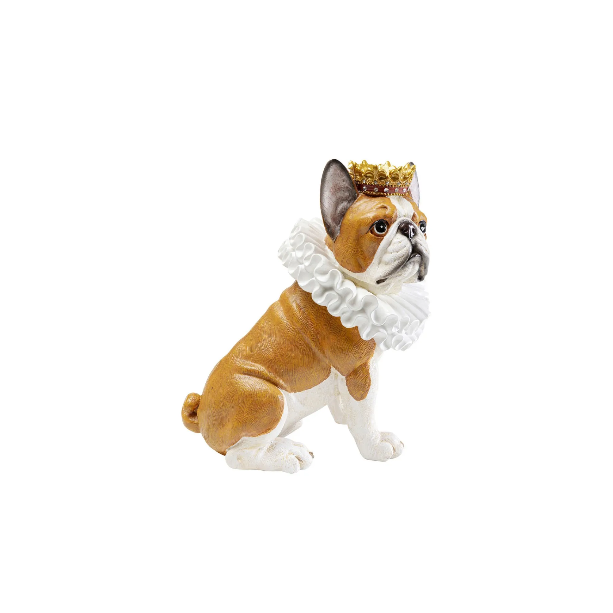 KARE Design Déco Bouledogue Marron Roi ^ Déco