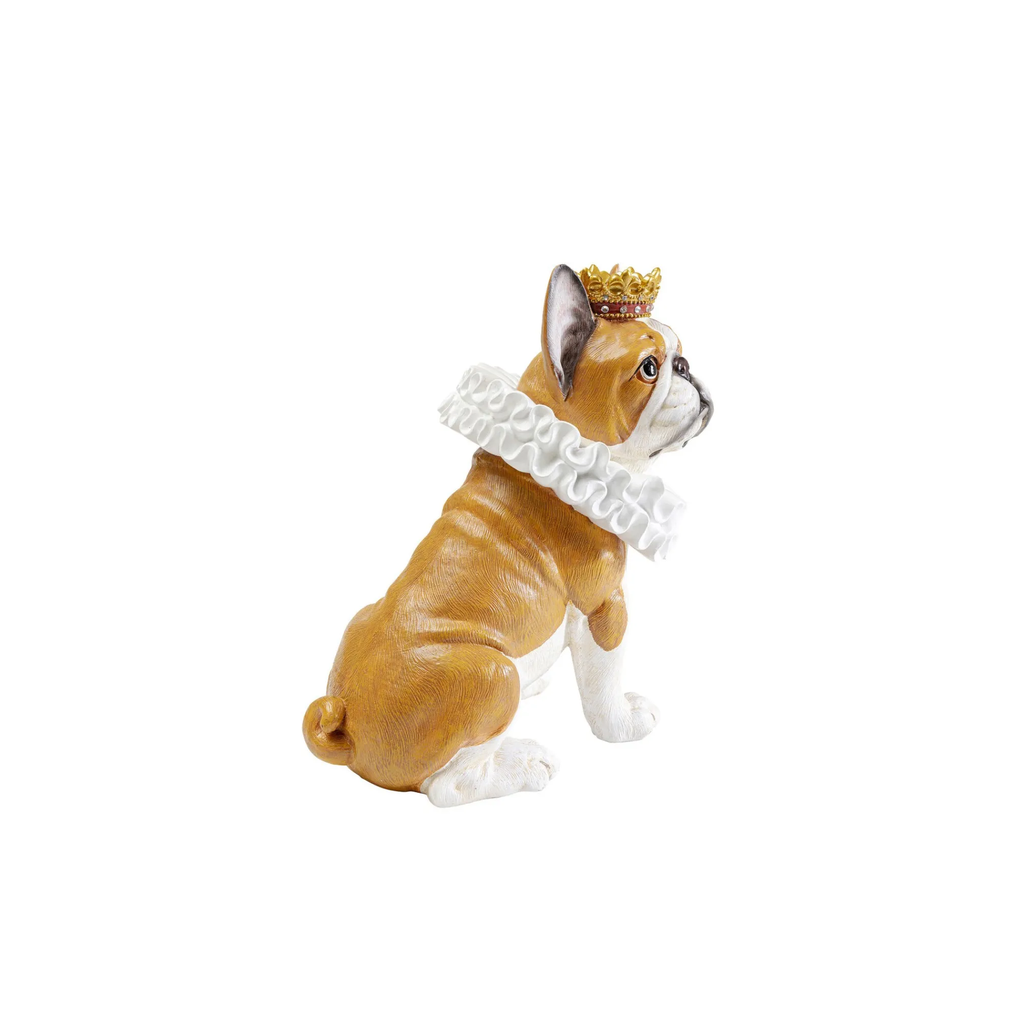 KARE Design Déco Bouledogue Marron Roi ^ Déco