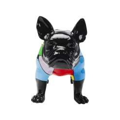 KARE Design Déco Bouledogue Noir Pop Art ^ Déco