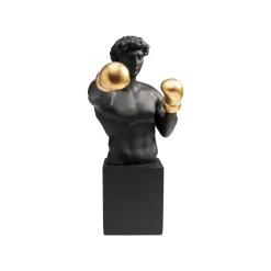 KARE Design Déco Boxeur Noir 40cm ^ Déco